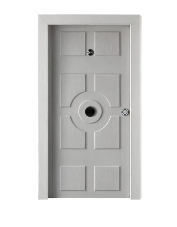 Beyaz Ahşap Laminat Çelik Kapı